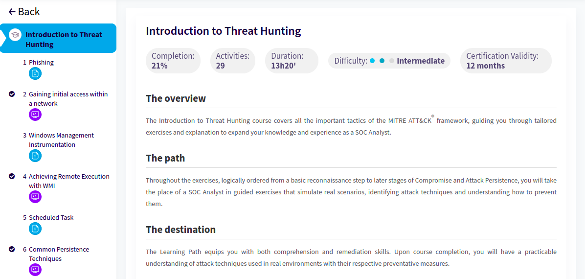 Introduction to Threat Hunting Learning Path